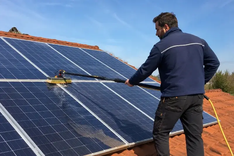Nettoyage et entretien de panneaux solaires à Château-Guibert