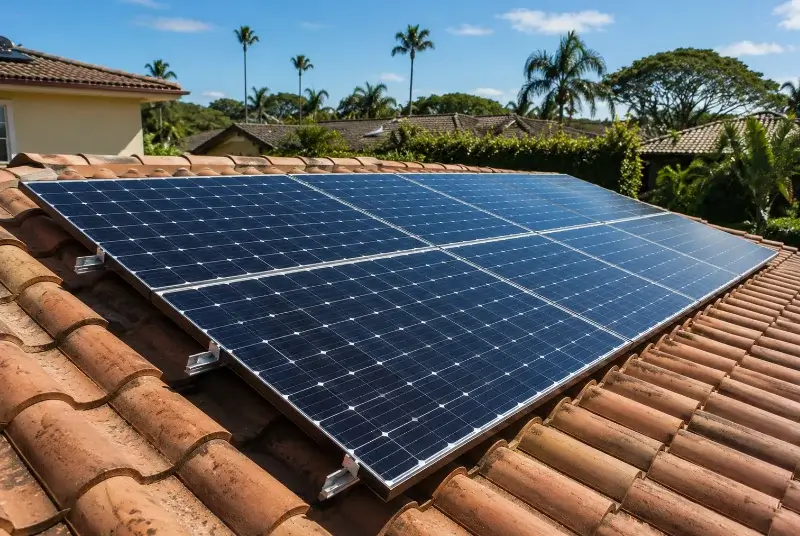 Installation de panneaux solaires à Château-Guibert